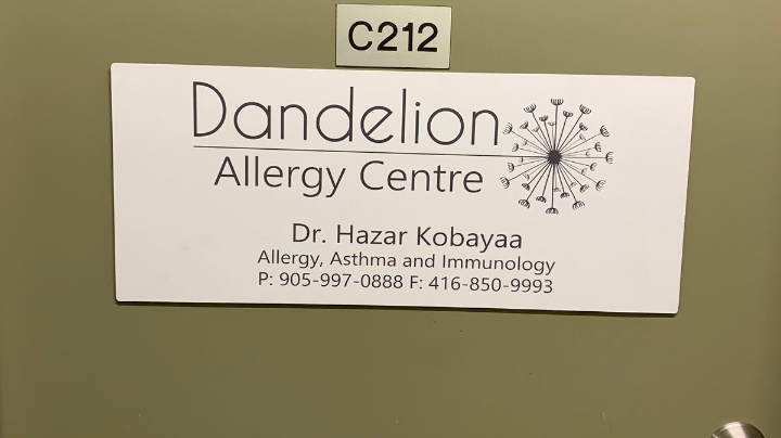 Dandelion Allergy Centre | 3885 Duke of York Blvd C212, Mississauga, ON L5B 0E4, Canada | Phone: (905) 997-0888