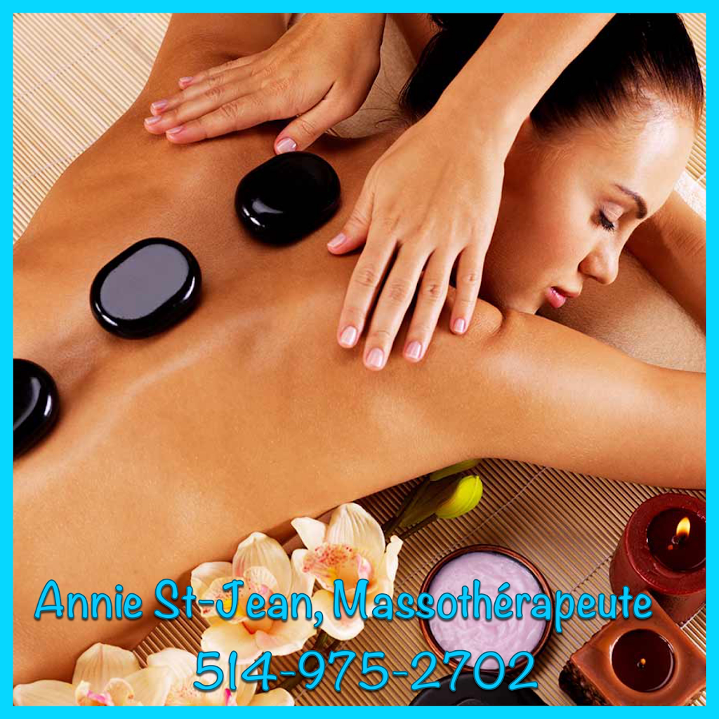 Massothérapie Annie St-Jean | 18 Rue Stocker, Notre-Dame-de-lÎle-Perrot, QC J7V 8K1, Canada | Phone: (514) 975-2702