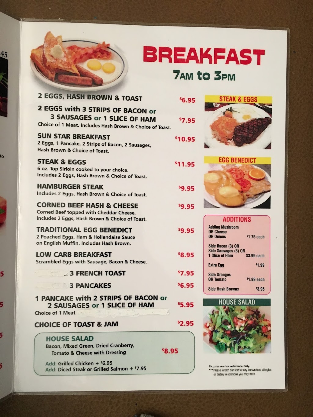 Sun Star Restaurant | 631 BC-7, Coquitlam, BC V3K 3S5, Canada | Phone: (604) 937-5944