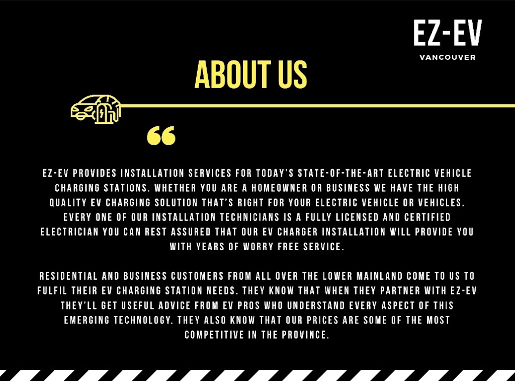 EZ-EV | 901 3rd St W #346, North Vancouver, BC V7P 3P9, Canada | Phone: (778) 833-3132