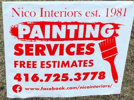 Nico Interiors - Burlington Painting Services | Pathfinder Dr, Burlington, ON L7L 6L6, Canada | Phone: (416) 725-3778