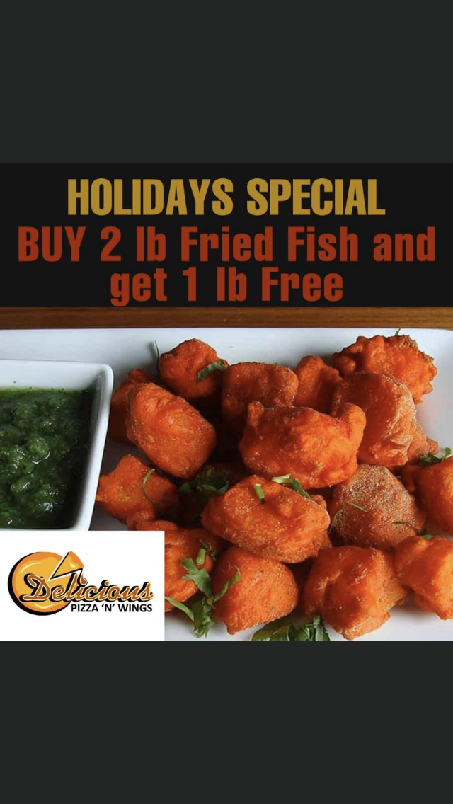 Delicious pizza N Wings | 844 McLeod Ave, Winnipeg, MB R2G 2T7, Canada | Phone: (204) 421-3003
