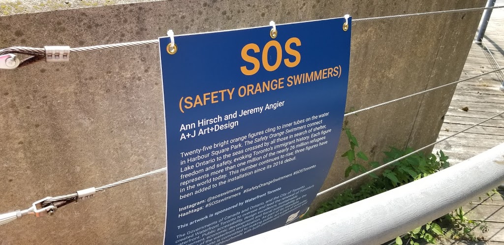 SOSSwimmers Art Installation -2019 Summer | Unnamed Road, Toronto, ON M5J 2G4, Canada