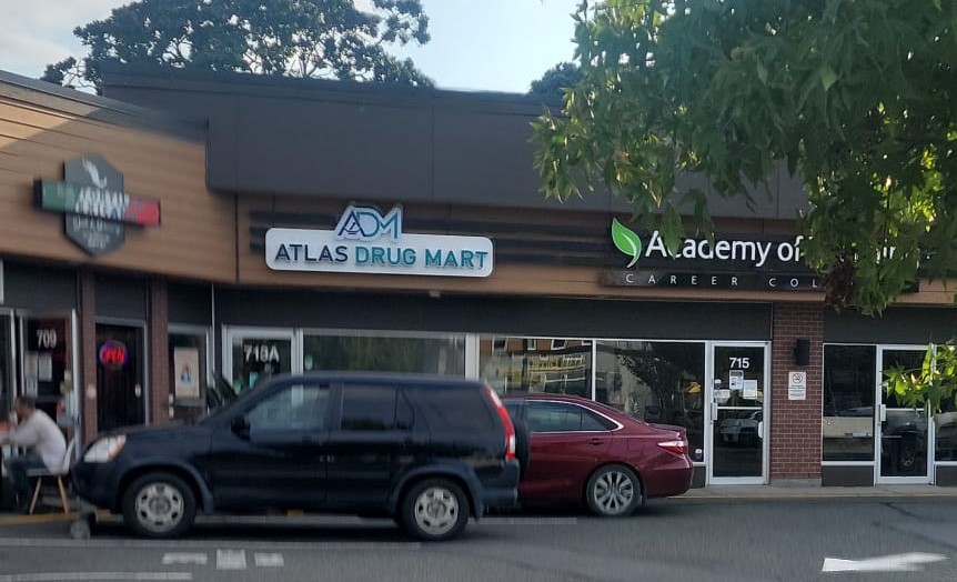 Atlas Drug Mart | 713A Goldstream Ave, Victoria, BC V9B 2X4, Canada | Phone: (250) 391-2964