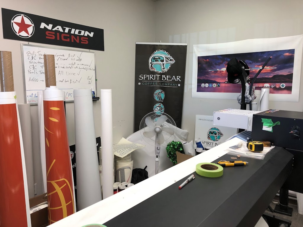 Nation-Signs & Design | 2071 Kingsway Ave #111, Port Coquitlam, BC V3C 6N2, Canada | Phone: (604) 468-4442