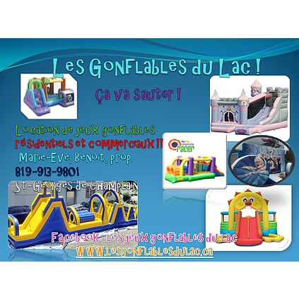 Les Gonflables du Lac | 270 211e Avenue, Saint-Georges, QC G9T 7H8, Canada | Phone: (819) 913-9801
