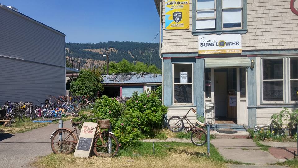 Sunflower Bicycle Repair | 838 Shuswap Ave, Chase, BC V0E 1M0, Canada | Phone: (778) 220-6709