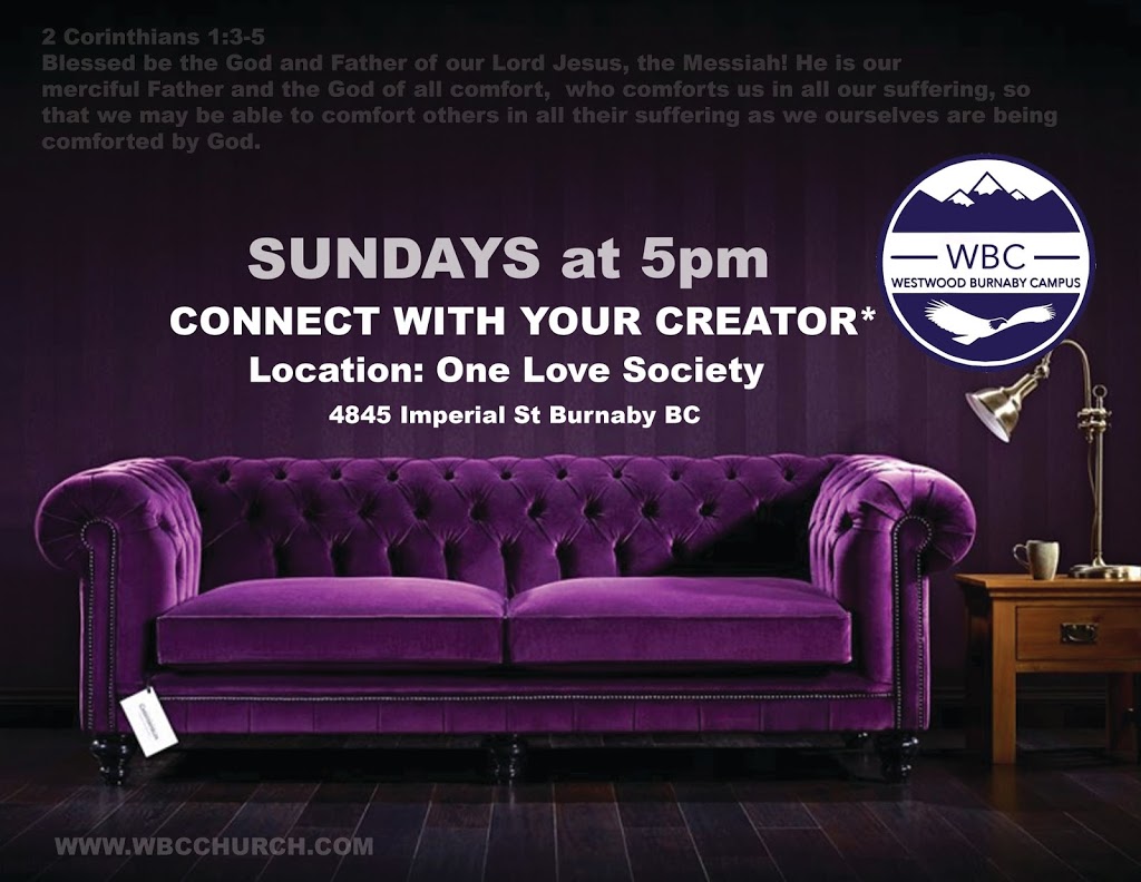 Westwood Burnaby Campus Fellowship | 4845 Imperial St, Burnaby, BC V5J 1C5, Canada | Phone: (604) 260-0783