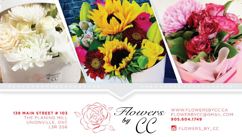 Flowers by CC | 139 Main St Unionville #103, Markham, ON L3R 2G6, Canada | Phone: (905) 604-1749