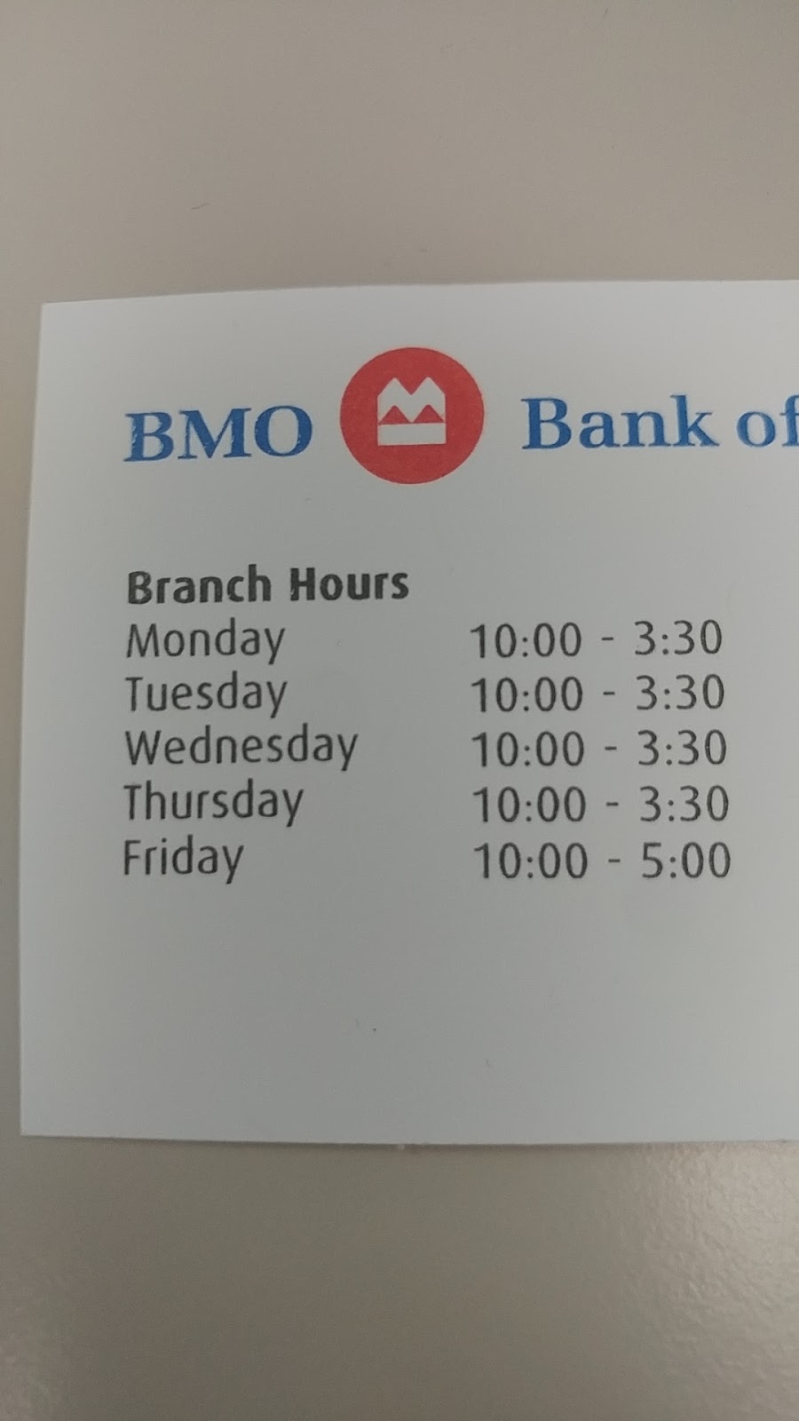 BMO Bank of Montreal | 102 Main St, Acme, AB T0M 0A0, Canada | Phone: (403) 546-3953