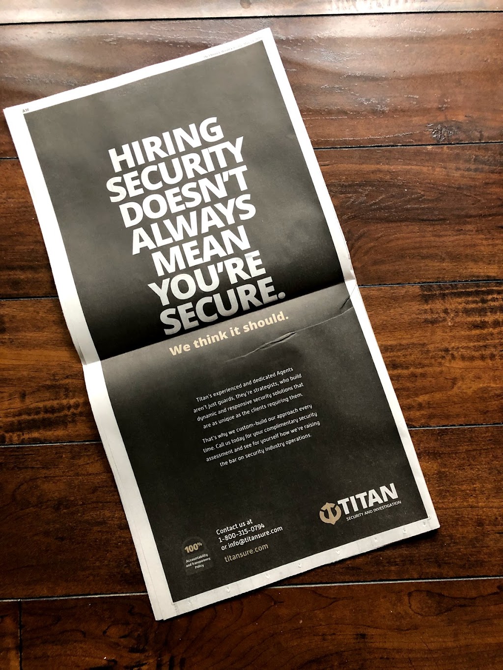 Titan Security Halifax | 2717 Joseph Howe Dr, Halifax, NS B3L 4T9, Canada | Phone: (902) 426-2811 ext. 7032