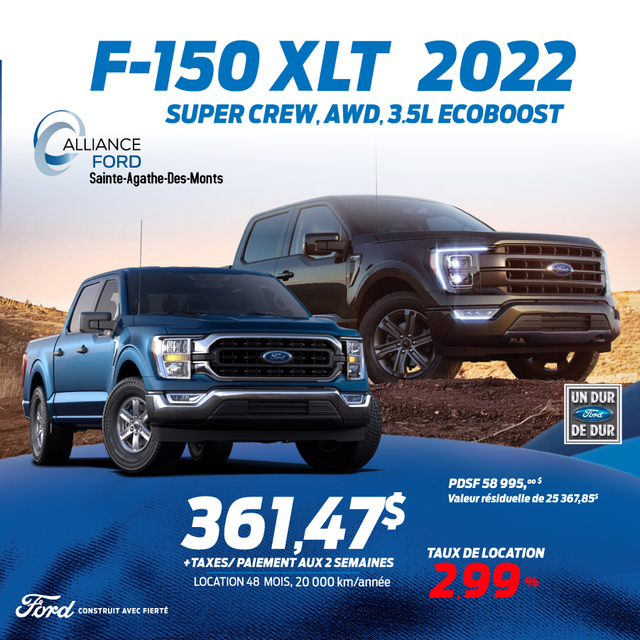 Alliance Ford | 90 Bd Norbert Morin, Sainte-Agathe-des-Monts, QC J8C 3K8, Canada | Phone: (579) 485-2267