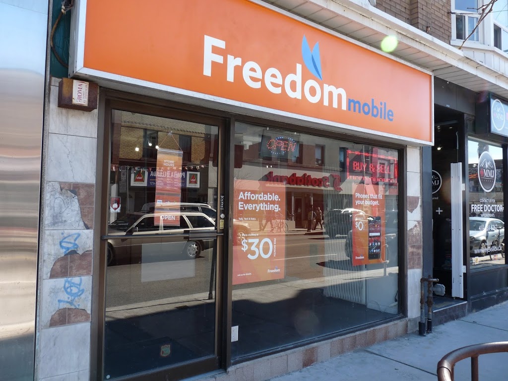 Freedom Mobile | store | 989 Bloor Street West, Bloor St W, Toronto, ON M6H 1M1, Canada | 6473529463 OR +1 647-352-9463
