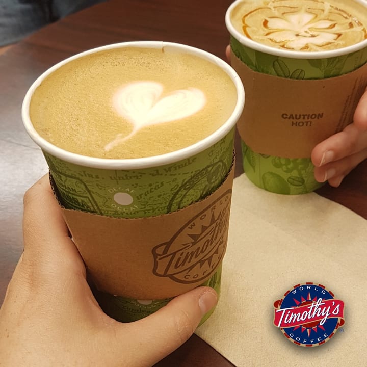 Timothys World Coffee | Shopping Centre, 2277 Riverside Dr., Ottawa, ON K1H 7X6, Canada | Phone: (613) 248-1800