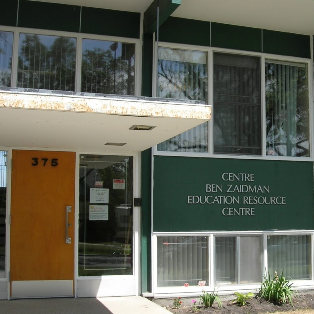 Ben Zaidman Educ Resource Ctr | 375 Jefferson Ave, Winnipeg, MB R2V 0N3, Canada | Phone: (204) 927-3700