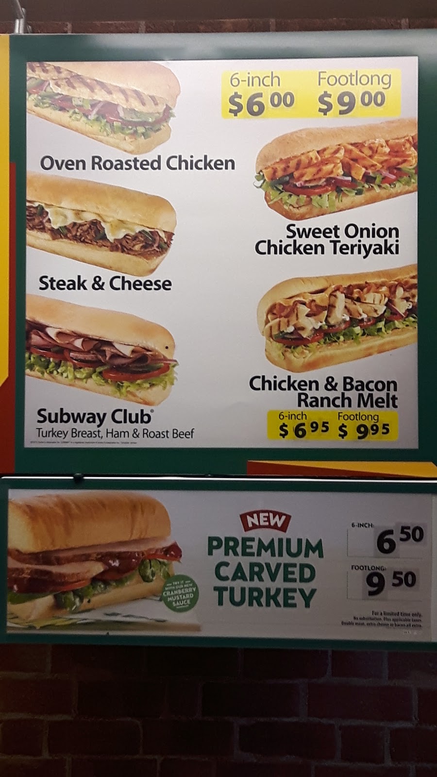 Subway | 411 Airport Rd, Edmonton International Airport, AB T9E 0V5, Canada | Phone: (780) 890-7195