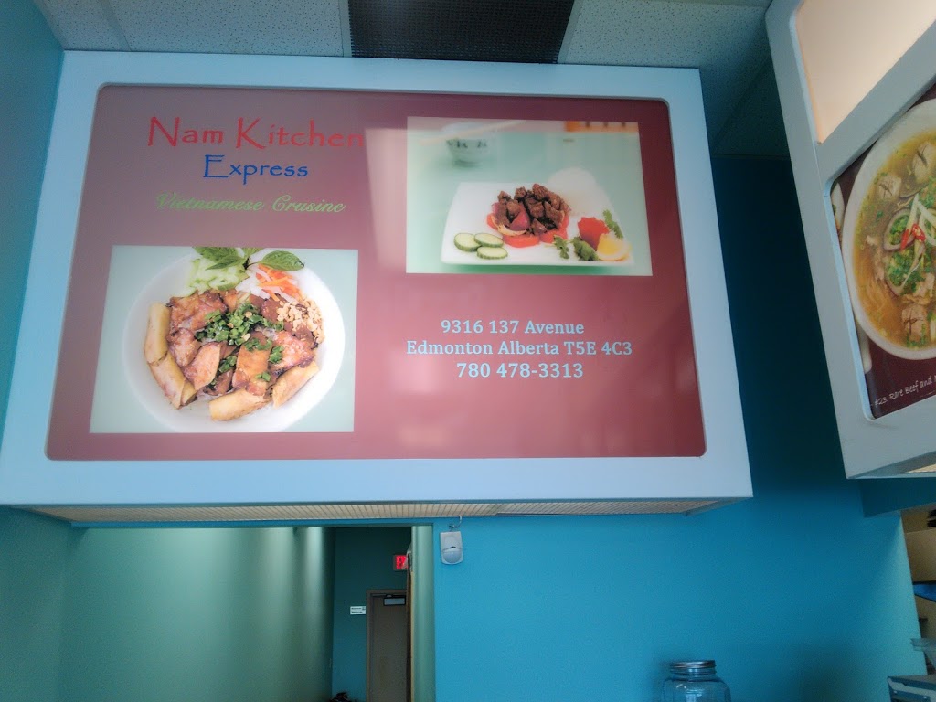 Nam Kitchen Express | 9316 137 Ave NW, Edmonton, AB T5E 6C2, Canada | Phone: (780) 478-3313