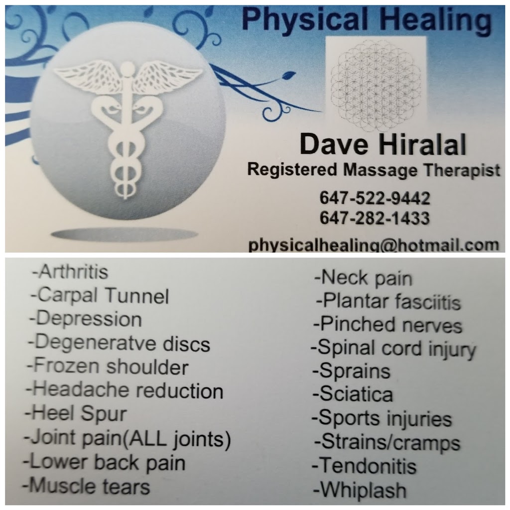 Physical Healing | 7652 Roselle Crescent, Mississauga, ON L4T 3N2, Canada | Phone: (437) 240-1097