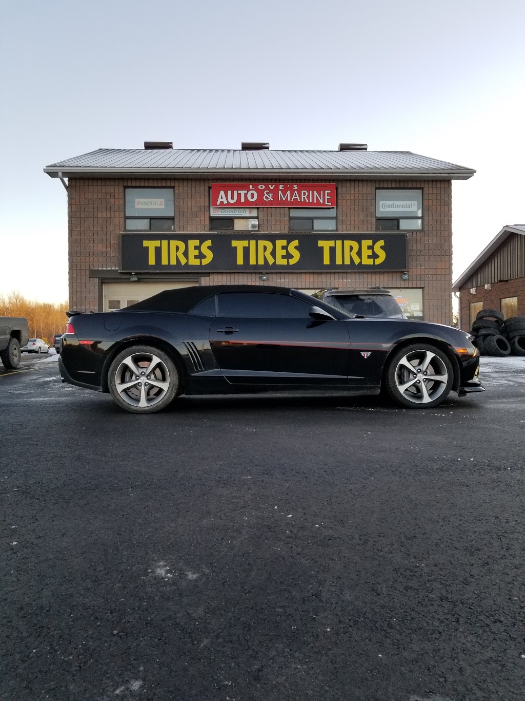 Loves Tire Sales Inc | 949 Trans-Canada Hwy, Peterborough, ON K9J 6X8, Canada | Phone: (705) 755-0624