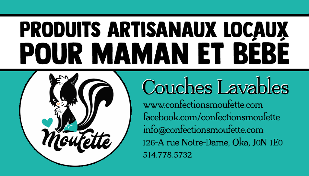 Confections Moufette | 126A Rue Notre Dame, Oka, QC J0N 1E0, Canada | Phone: (514) 778-5732