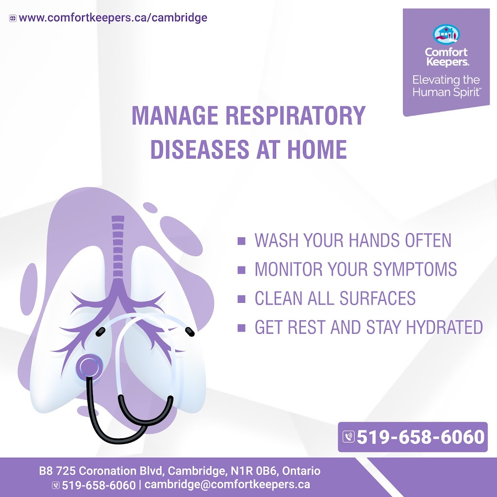 Comfort Keepers Senior Care,Cambridge | 725 Coronation Blvd B8, Cambridge, ON N1R 0B6, Canada | Phone: (519) 658-6060