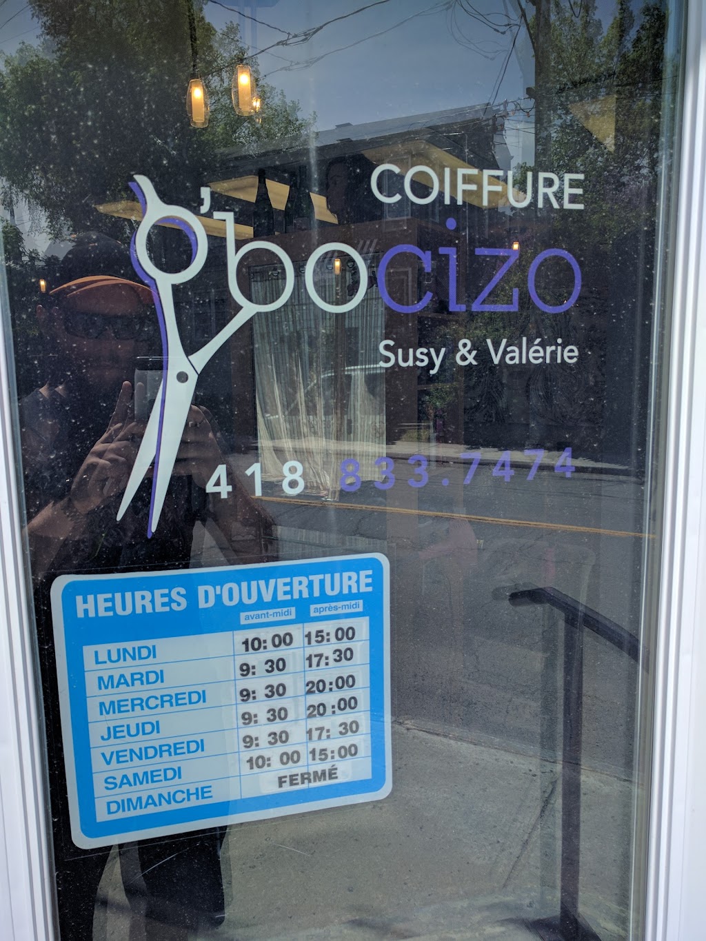 Coiffure OBocizo | 100 Rue Wolfe, Lévis, QC G6V 3Y8, Canada | Phone: (418) 833-7474