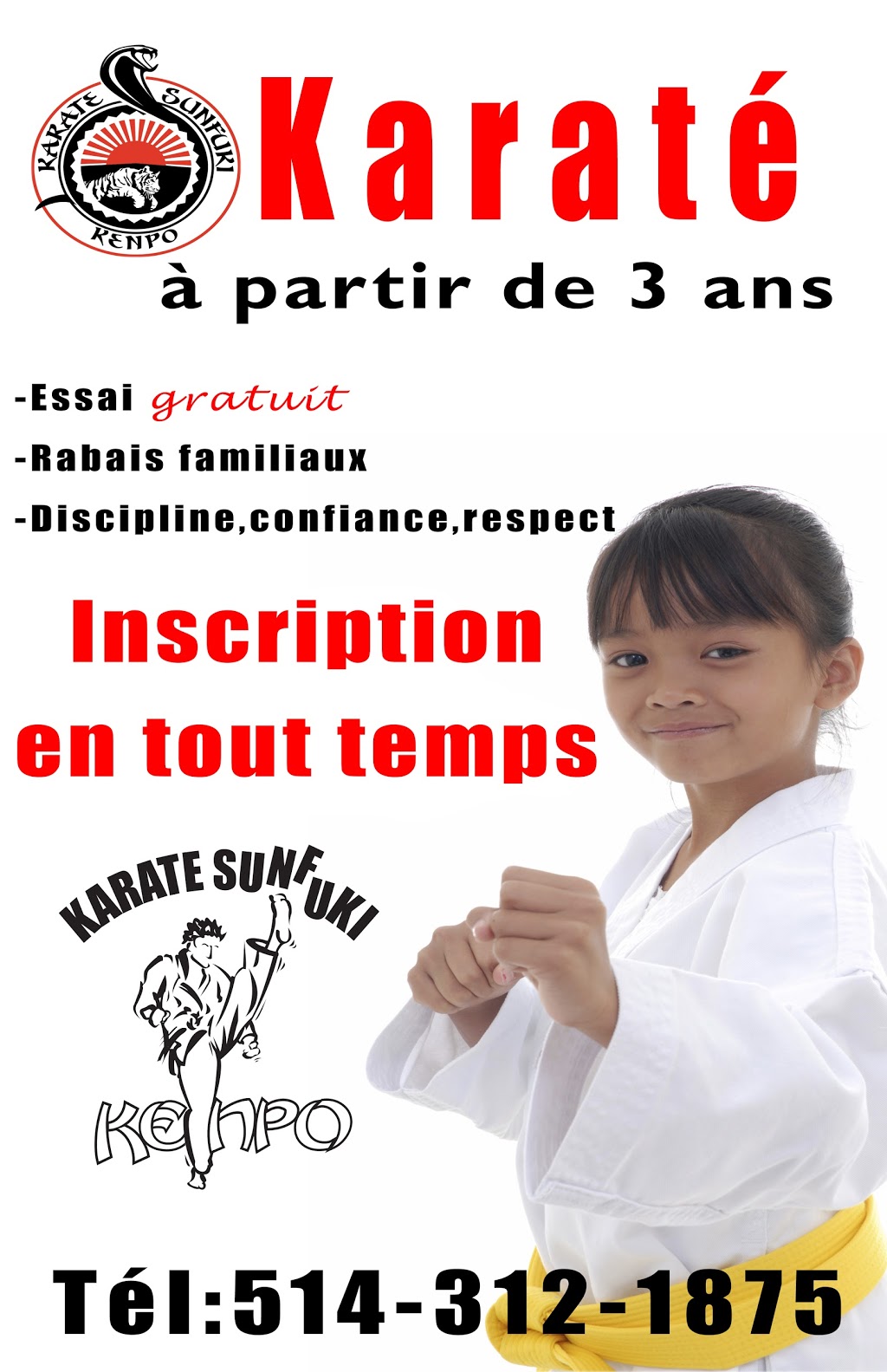 Karate Sunfuki Duvernay | 3542 Boulevard de la Concorde E, Laval, QC H7E 4W1, Canada | Phone: (514) 312-1875