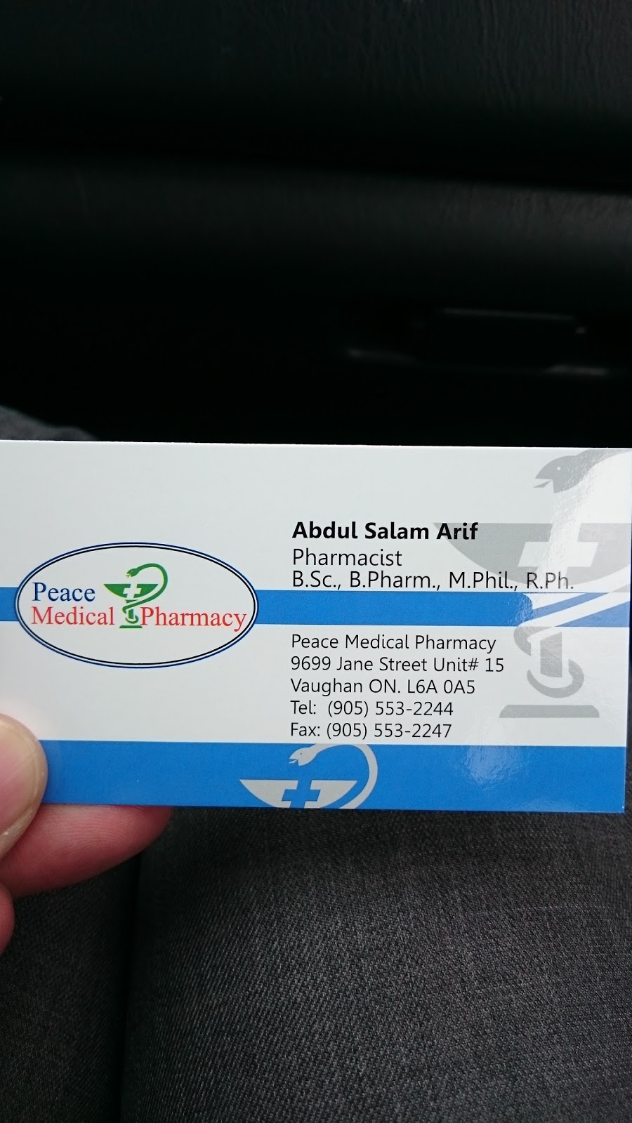 Peace Medical Centre | 9699 Jane St, Maple, ON L6A 3A4, Canada | Phone: (905) 303-1770