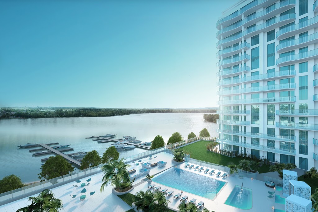 Condos Aquablu - Bureau des ventes | 108 Chemin du Bord-de-lEau, Laval, QC H7X 1S8, Canada | Phone: (514) 654-2782