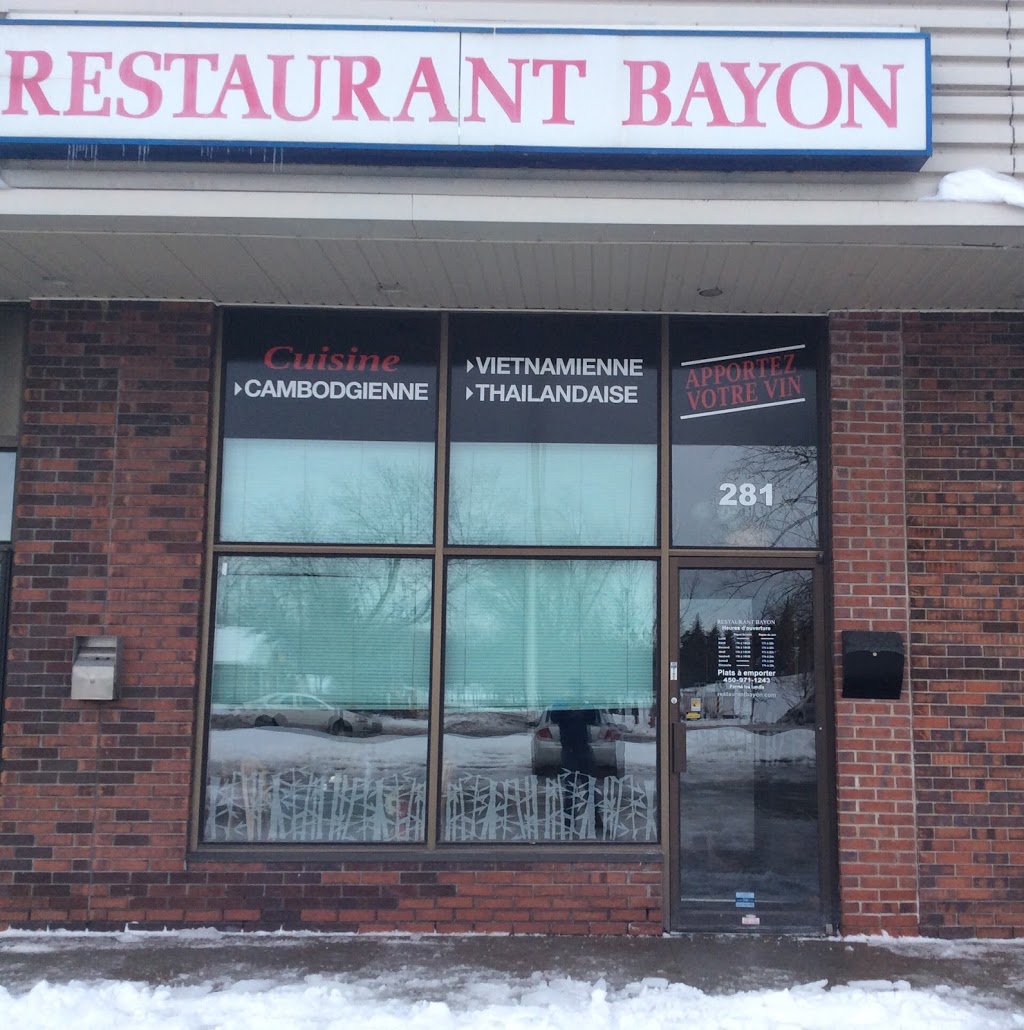 Restaurant Bayon | 281 Boul Labelle, Rosemère, QC J7A 2H3, Canada | Phone: (450) 971-1243