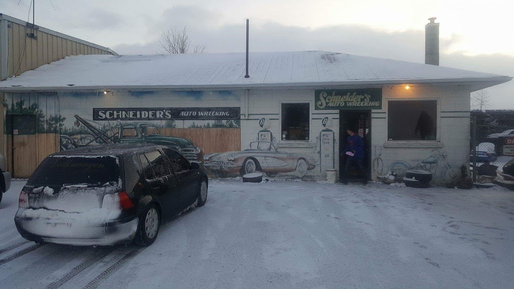 Schneiders Auto Wrecking Ltd | 4779 46 Line, Rostock, ON N0K 1T0, Canada | Phone: (519) 393-6169