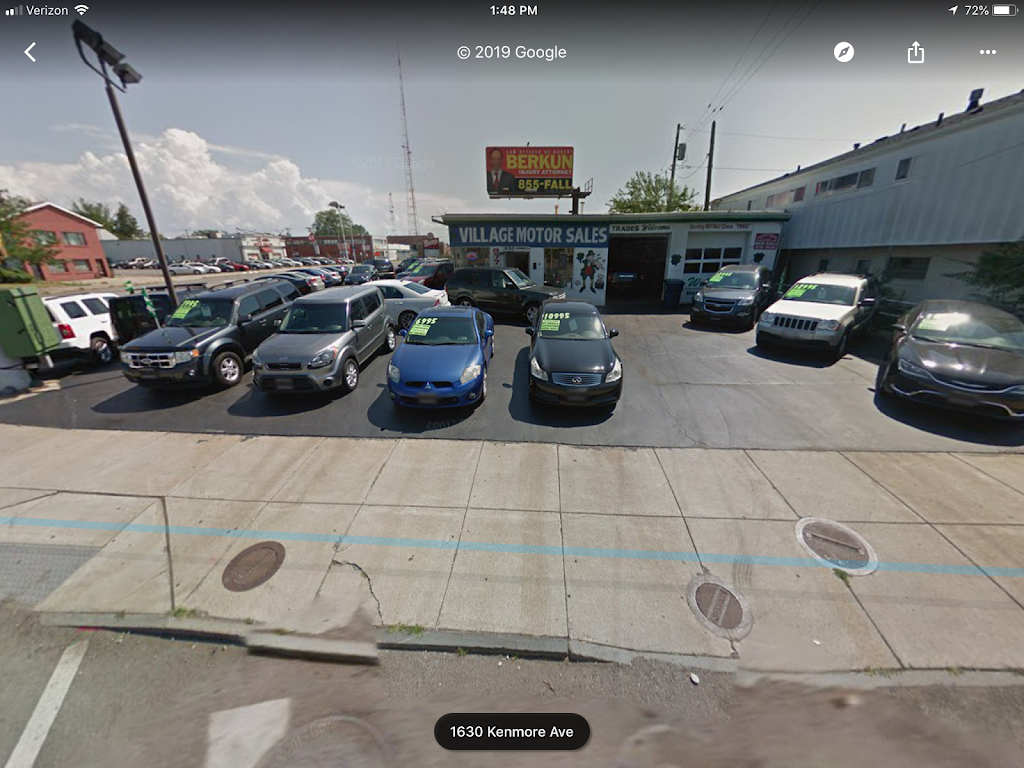 Village Motor Sales | 1630 Kenmore Ave, Buffalo, NY 14216, USA | Phone: (716) 877-2828