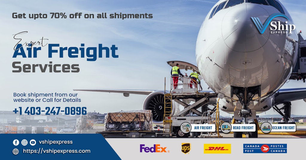 VShip Express International | 5005 Dalhousie Dr NW Unit 175, Calgary, AB T3A 5R8, Canada | Phone: (403) 247-0896