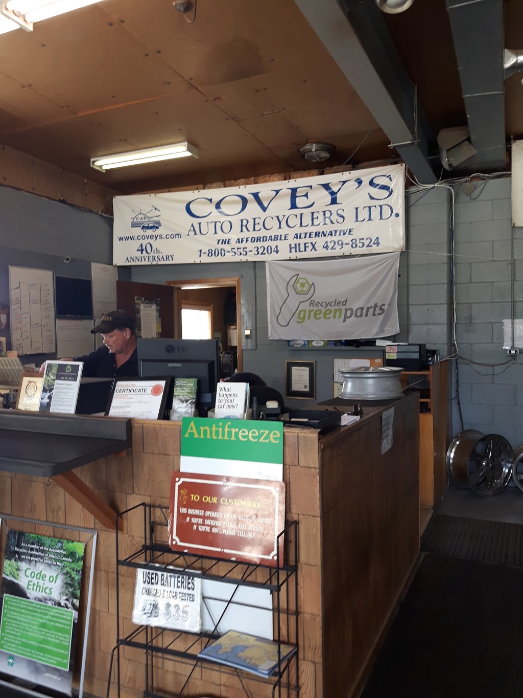 Coveys Auto Recyclers Ltd | 146 New Harbour Rd, Hubbards, NS B0J 1T0, Canada | Phone: (902) 228-2300