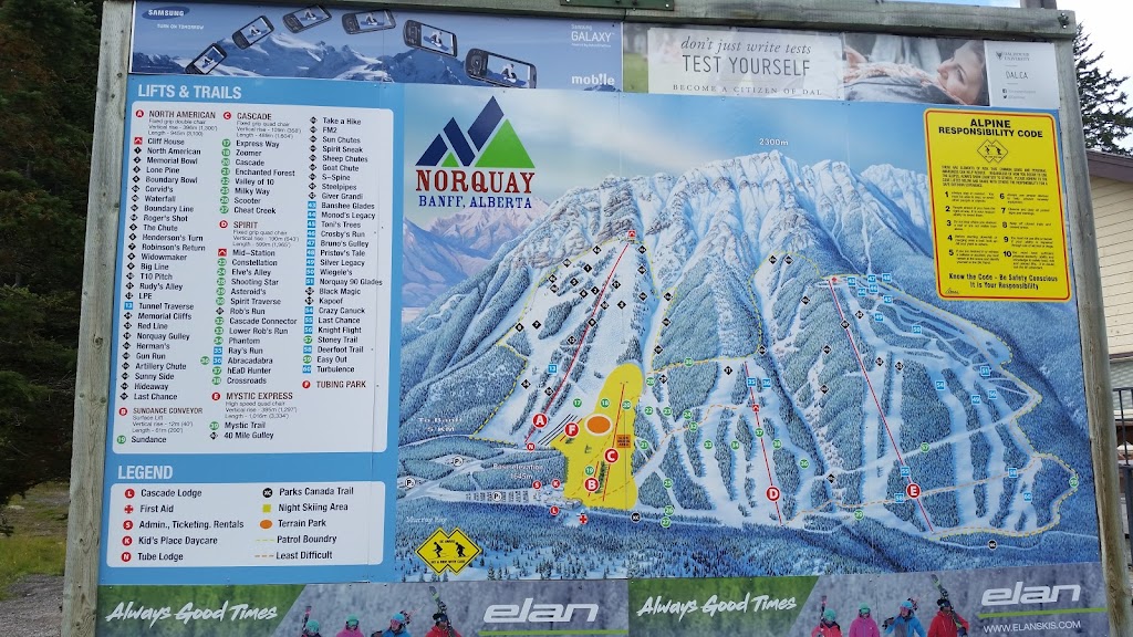 Mount Norquay | Improvement District No. 9, AB T0L, Canada | Phone: (403) 762-4421