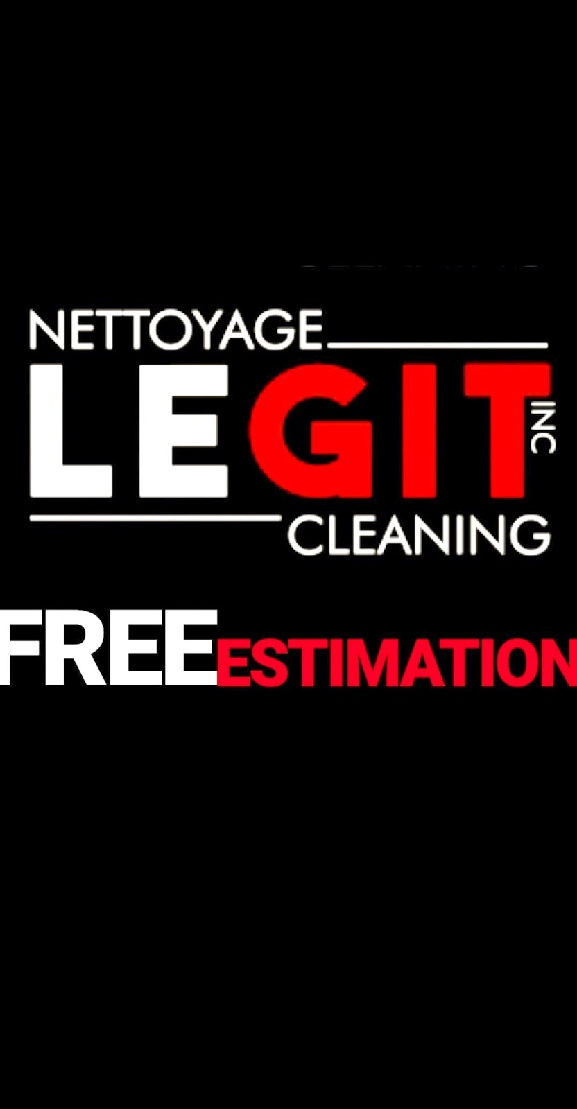 Nettoyage Legit Inc | 430 Av. Brookhaven, Dorval, QC H9S 2N7, Canada | Phone: (514) 576-4203