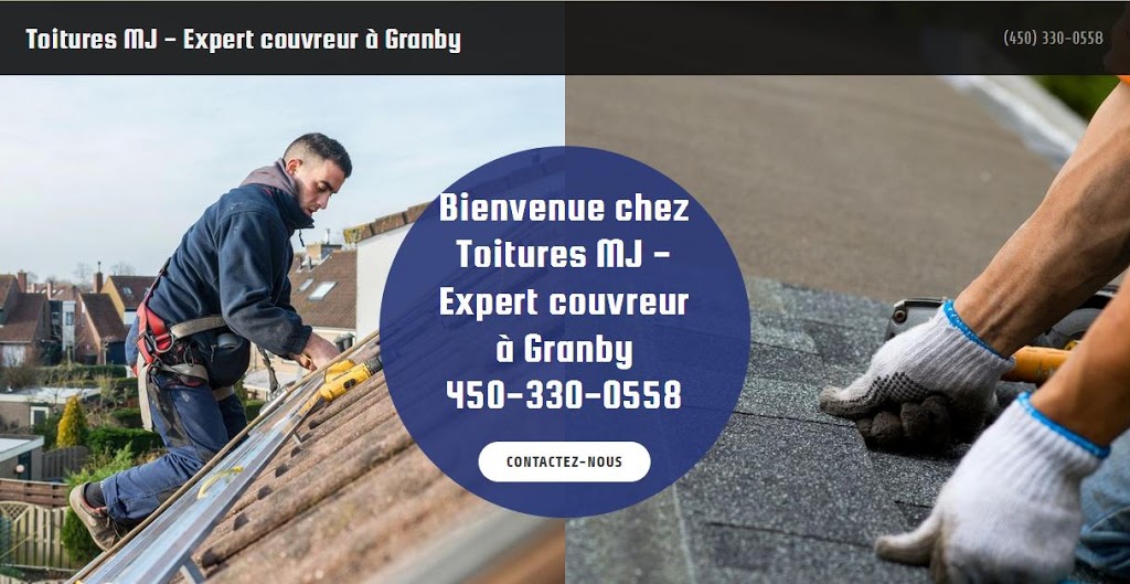 Toitures MJ | 415 Rue Saint-Vincent, Granby, QC J2G 4A3, Canada | Phone: (450) 330-0558