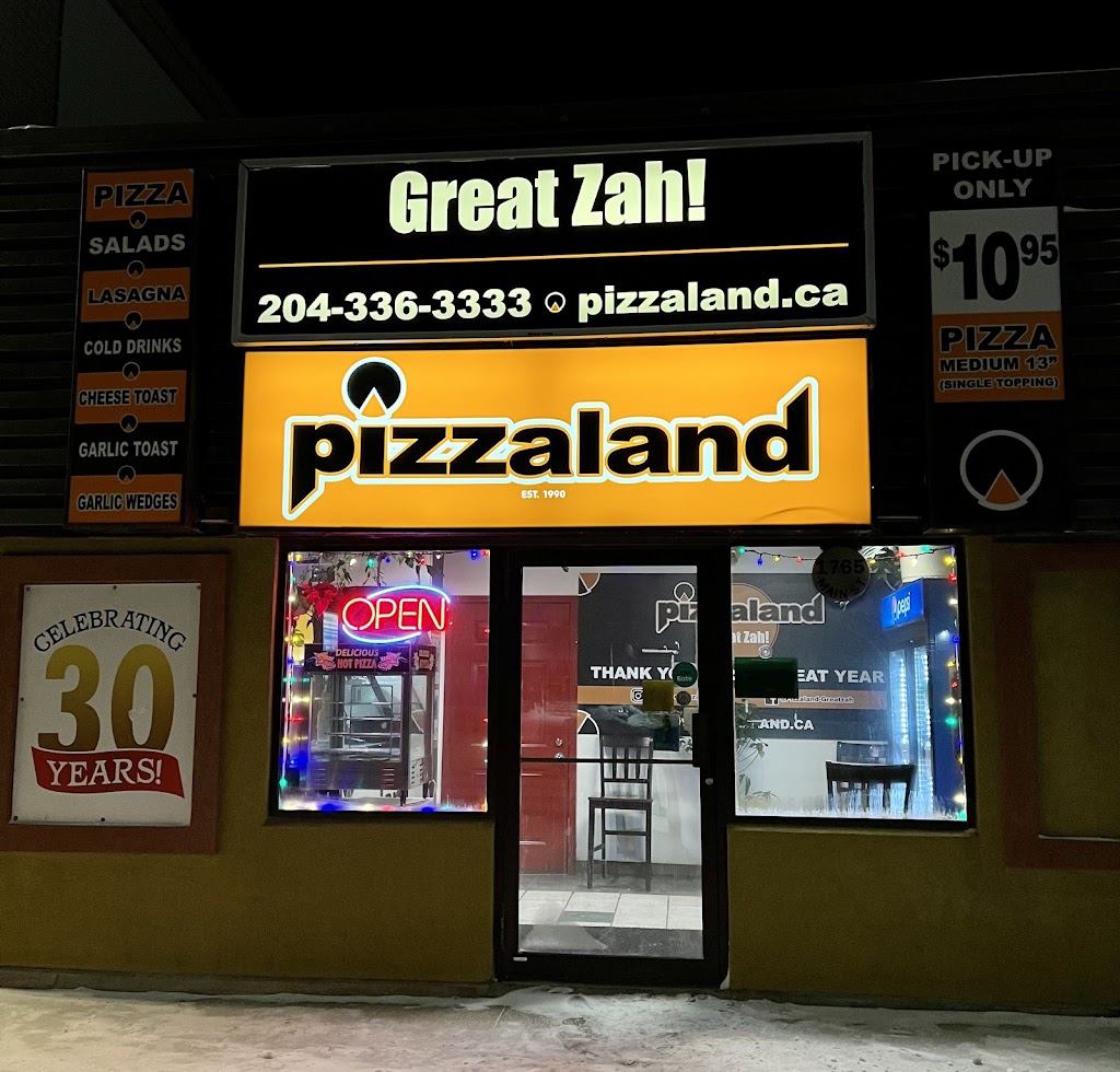 Pizzaland | 1765 Main St, Winnipeg, MB R2V 1Z8, Canada | Phone: (204) 336-3333