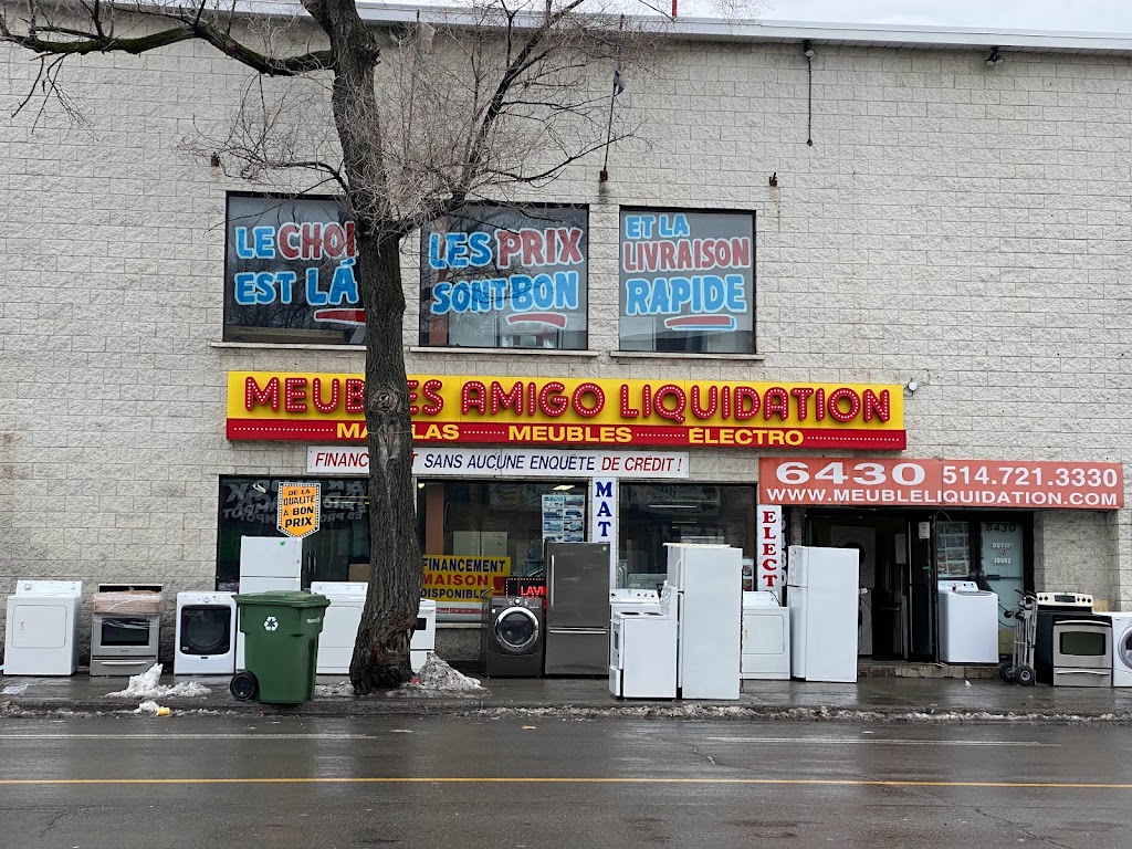 Meuble - Matelas - Électroménagers Liquidation Amigo | 6430 Av. Papineau, Montréal, QC H2G 2W9, Canada | Phone: (514) 721-3330