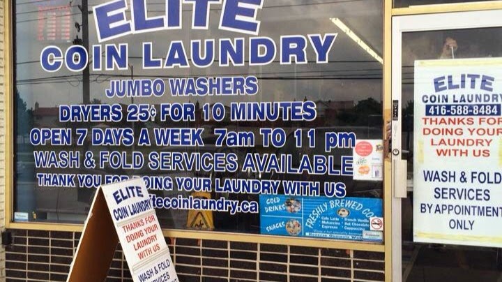 Elite Coin Laundry | 1028 Burnhamthorpe Rd E, Mississauga, ON L4Y 2X6, Canada | Phone: (647) 444-3091