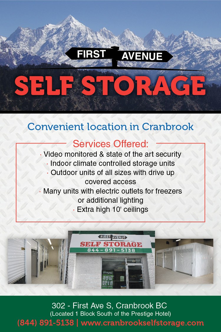 First Ave Self Storage | 302 1 Ave S, Cranbrook, BC V1C 2A8, Canada | Phone: (844) 891-5138