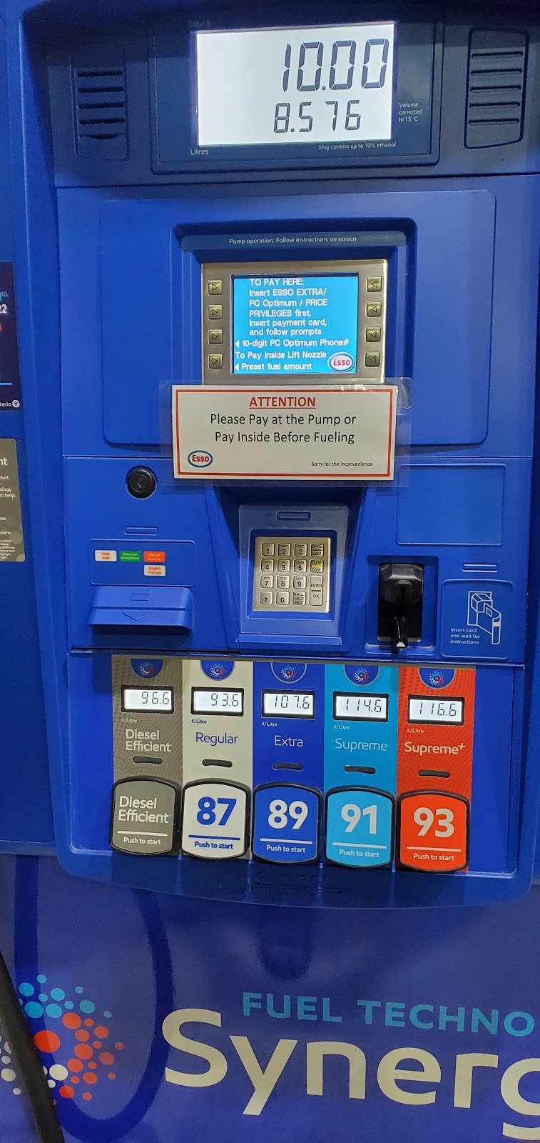 Esso | HWY 86 &, Kerr Dr, Wingham, ON N0G 2W4, Canada | Phone: (519) 912-1000