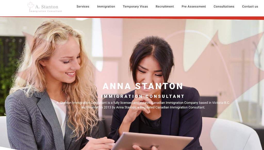 A.Stanton Immigraton Consultant Canada | 1095 McKenzie Ave #300, Victoria, BC V8P 2L5, Canada | Phone: (604) 740-6724