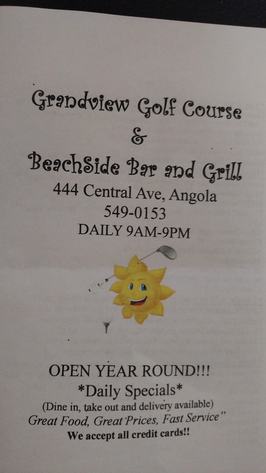 Beachside Grill - | 444 Central Ave, Angola, NY 14006, USA | Phone: (716) 549-0153
