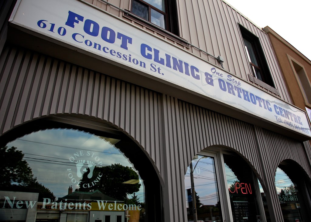 One Stop Foot Clinic & Orthotic Centre | 610 Concession Street, Hamilton, ON L8V 1B3, Canada | Phone: (905) 561-8633