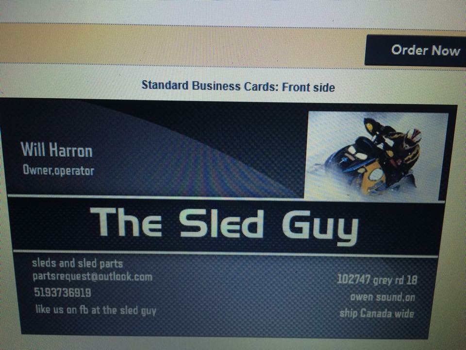 The Sled Guy | 102747 Grey County Rd 18, Owen Sound, ON N4K 5N6, Canada | Phone: (519) 373-6919