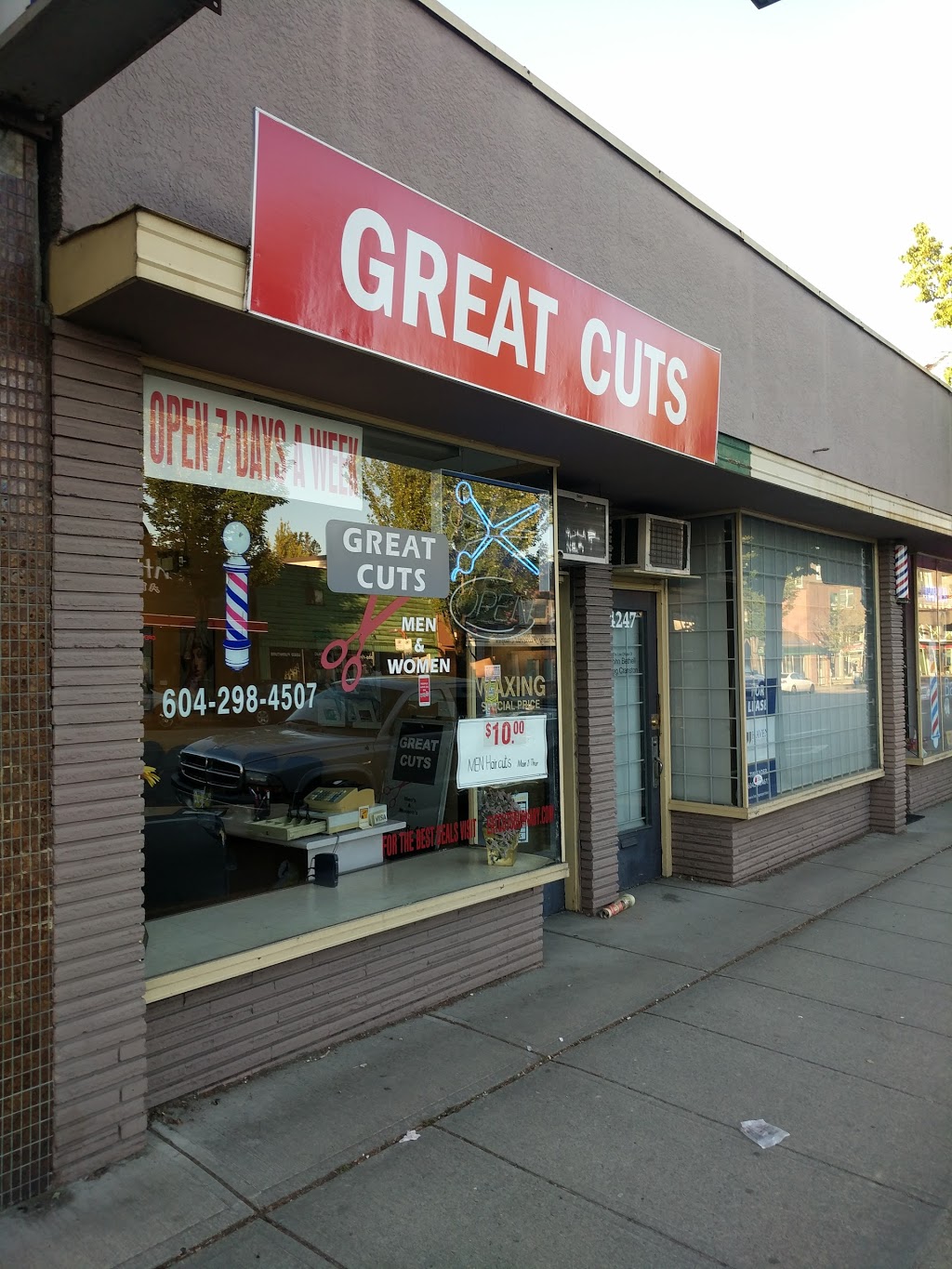 Great Cuts Hair Salon | hair care | 4245 Hastings St, Burnaby, BC V5C 2J5, Canada | 6042984507 OR +1 604-298-4507