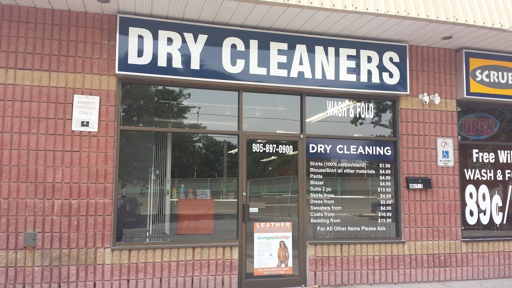 Scrubs Dry Cleaners & Coin Laundry | 589 N Service Rd, Mississauga, ON L5A 1B2, Canada | Phone: (905) 897-0900