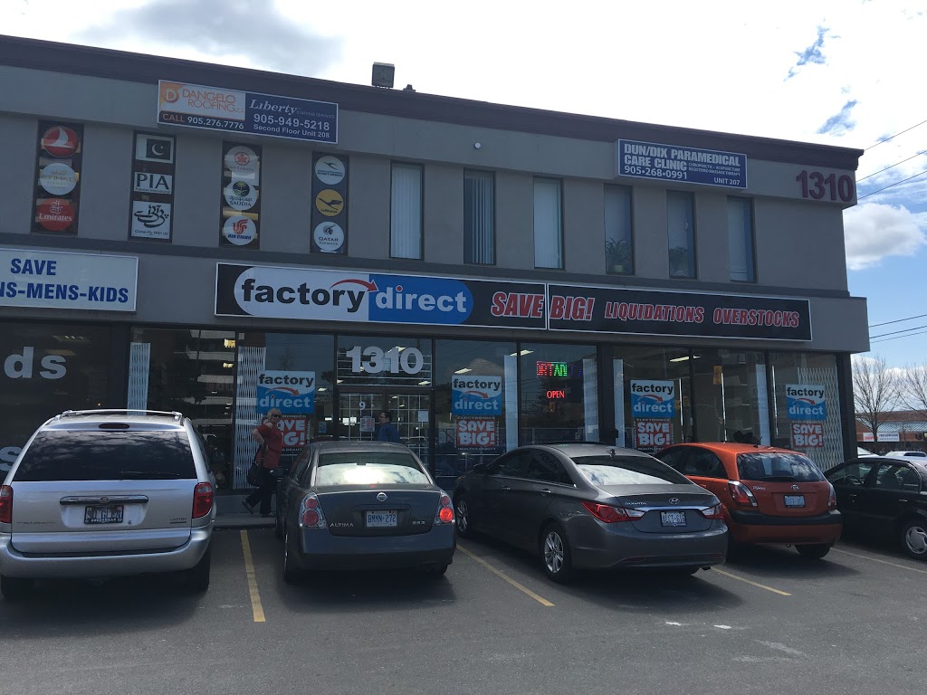 Factory Direct | 1310 Dundas St E, Mississauga, ON L4Y 2C5, Canada | Phone: (905) 361-0788