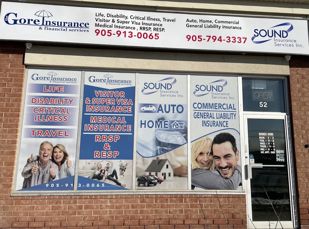 The Gore Insurance & Financial Services Inc. | 8887 The Gore Rd Unit #52, Brampton, ON L6P 2K9, Canada | Phone: (905) 915-0065